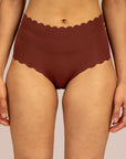 Scallop High Waist Briefs
