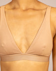 Cotton Plunge Bralette