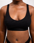 Cotton Scoop Bra