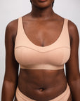 Cotton Scoop Bra