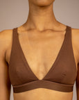 Cotton Plunge Bralette